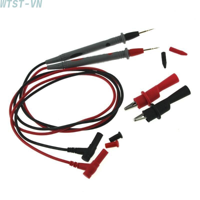 Multimeter Probe Cable Alligator Hook Clip Clamp Probe Tester Universal