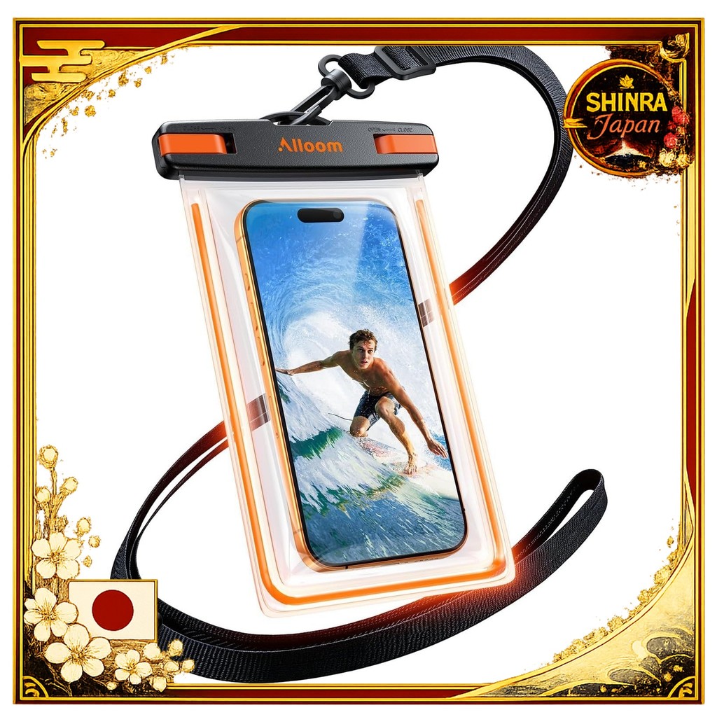 《Direct From Japan》  Smartphone waterproof case Completely waterproof / Glow-in-the-dark luminescent