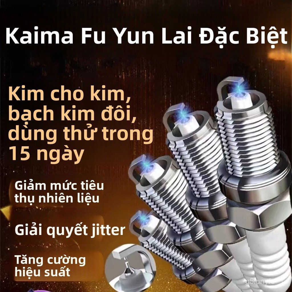 Bugi kép Iridium cho xe tải Kaima Fuyunlai, bugi nâng cấp chính hãng bền bỉ nhạy