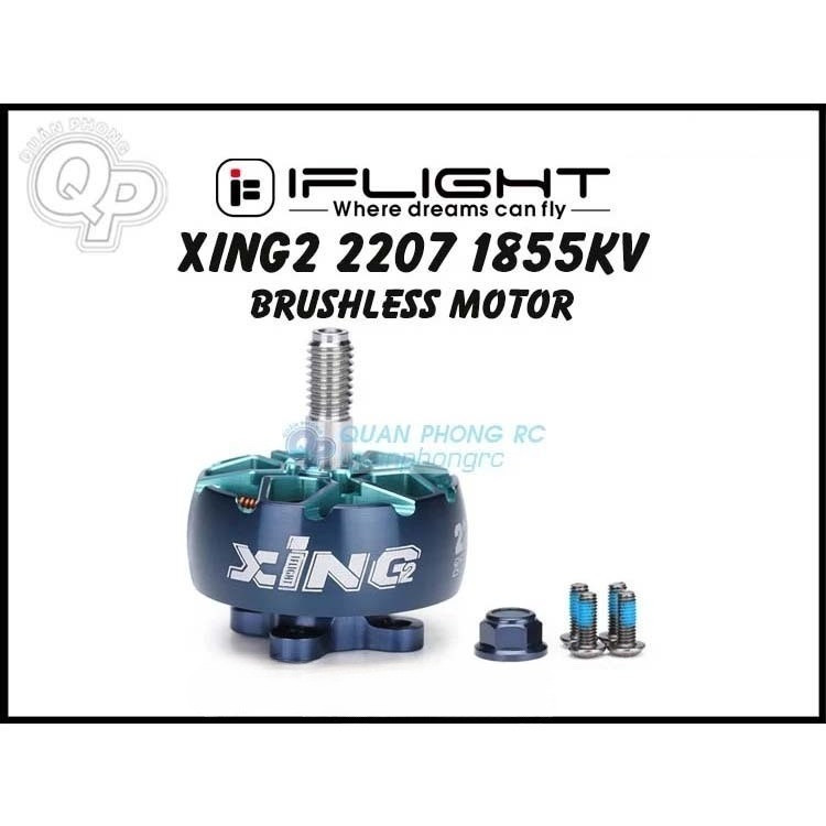 Motor iFlight XING 2 2207 1855KV Brushless Motor 3-6S