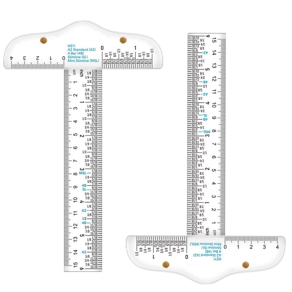 15cm T-Ruler Trường Văn Phòng Phẩm Nhựa T-Ruler T-Ruler 0HZH
