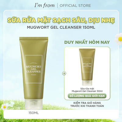 [ĐQ] I'm From Sữa rửa mặt Mugwort Gel Cleanser 150ml
