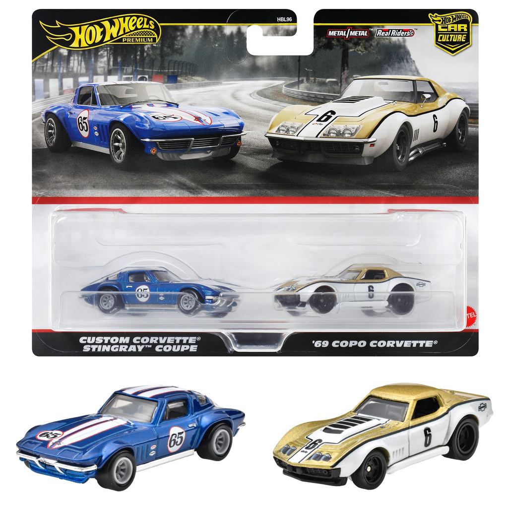 【Direct From Japan】Hot Wheels Premium 2-Pack Die-Cast Mini Car Set