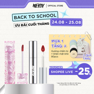 COMBO 2 son Merzy Water Fit Blur Tint 3.7g +  Merzy The Glam Mellow Tint 4g