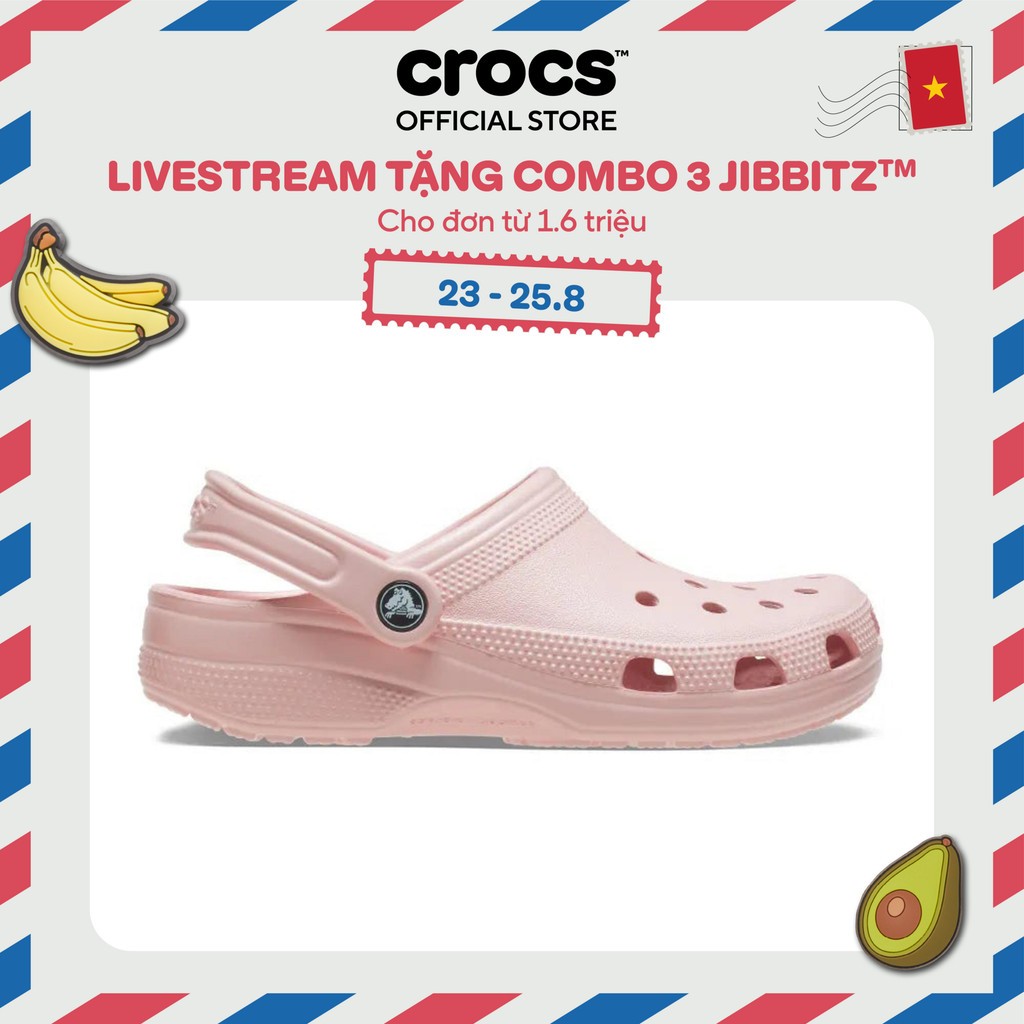 Giày Clog Unisex Crocs Classic - Quartz - 10001-6UR