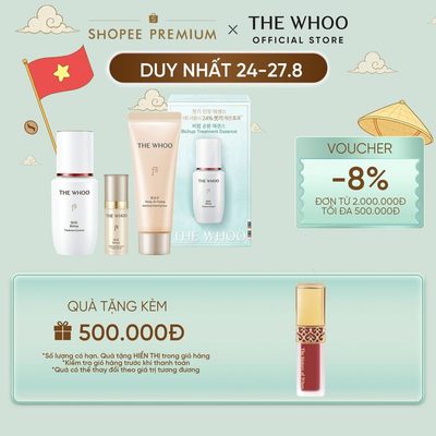 [THE WHOO OFFICIAL] Bộ sản phẩm tiền tinh chất chăm sóc da lão hoá tuần hoàn làn da Bichup Treatment Essence Special Set