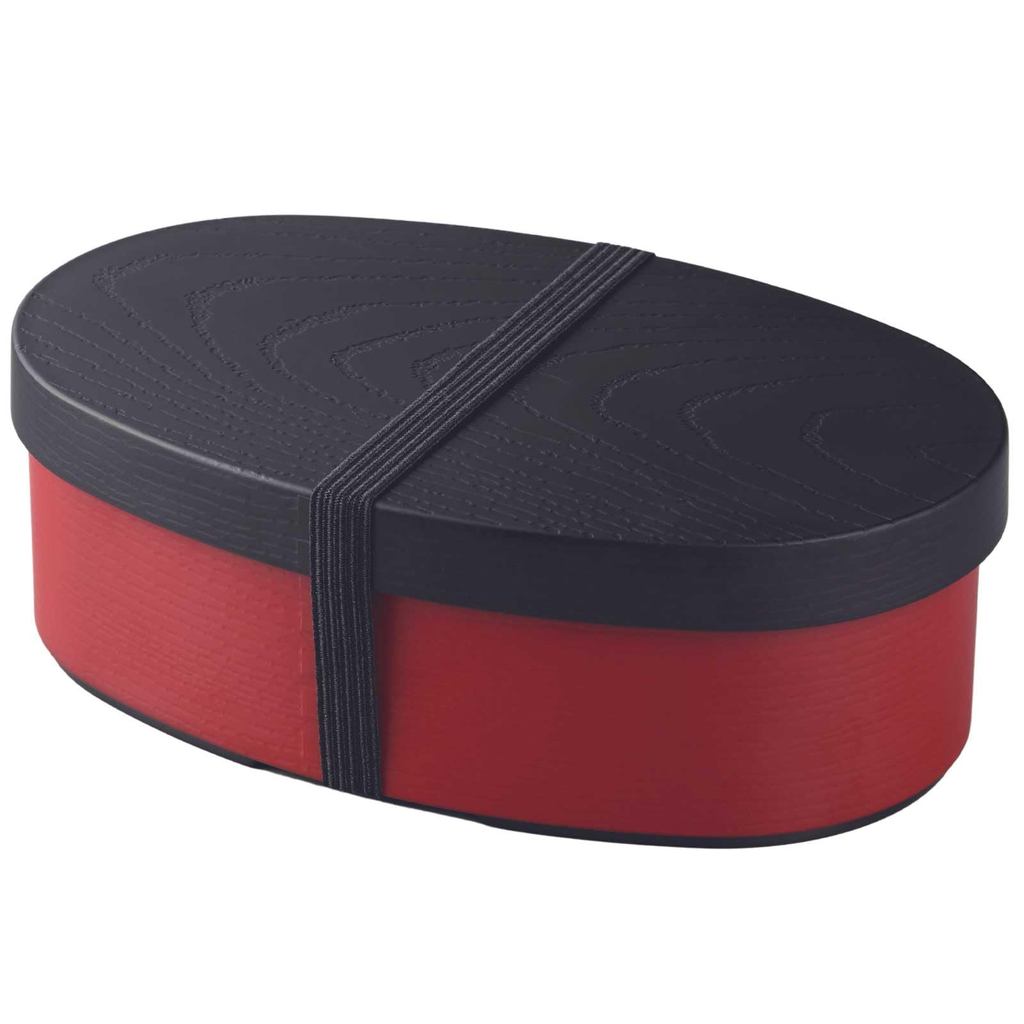 Kakusee Yamanaka-nuri Bentō Box Style in Vermilion, 500ml, Made in Japan, Dishwasher and Microwave S