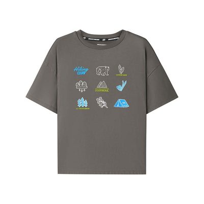 Áo Thun Tay Ngắn Trẻ Em Skechers GO Trail Performance Short Sleeve Tee - P226K048-01PL