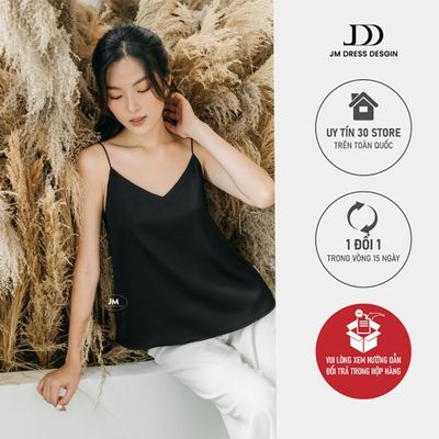Áo hai dây cổ V ASP01.2204K thiết kế bởi JM Dress Design