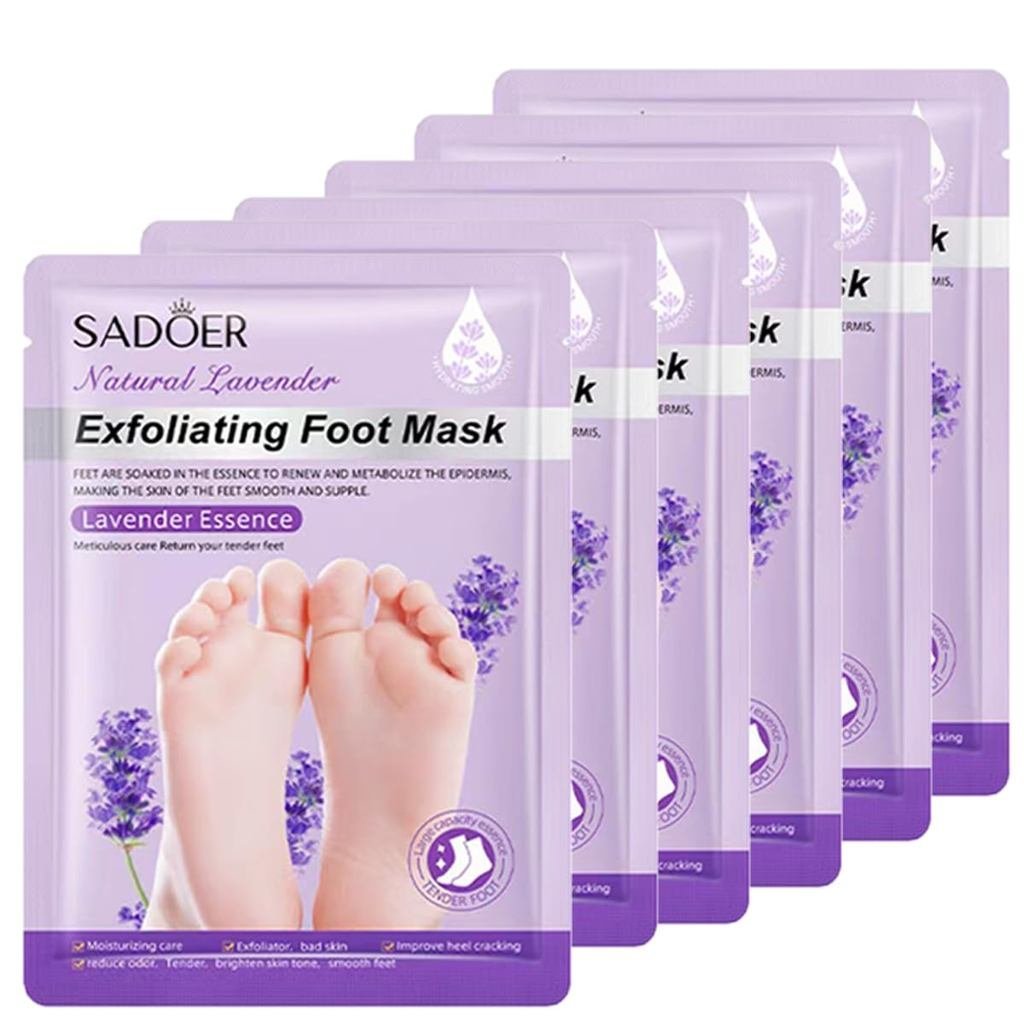 Foot Peel Mask 6 Pack,Foot Spa Foot Care For Women Peel Mask With Lavender For Men And Women Feet Pe