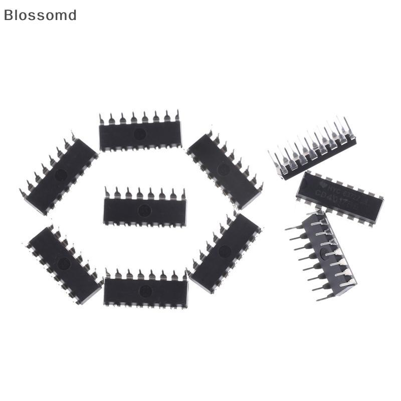 Blossomd 10 Chiếc CD4017BE 4017 CD4017 Thập Kỷ Bộ Chia IC Mới