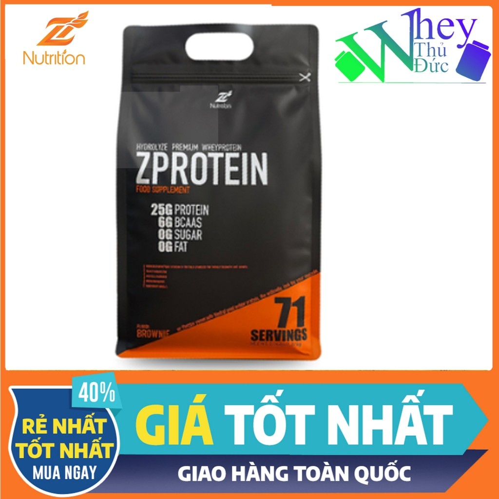 Z Nutrition Hydrolysed Whey Isolate bột whey thuỷ phân 5lbs 2272 gram - cung cấp đạm tinh khiết