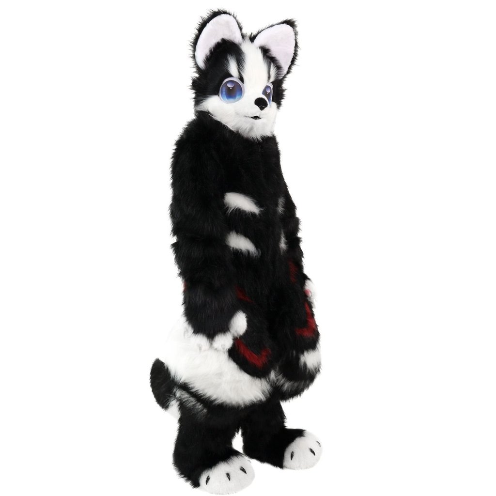 Bộ furry chó nguyên bản Fursuit, cosplay hội chợ, trang phục đội được, bền đẹp