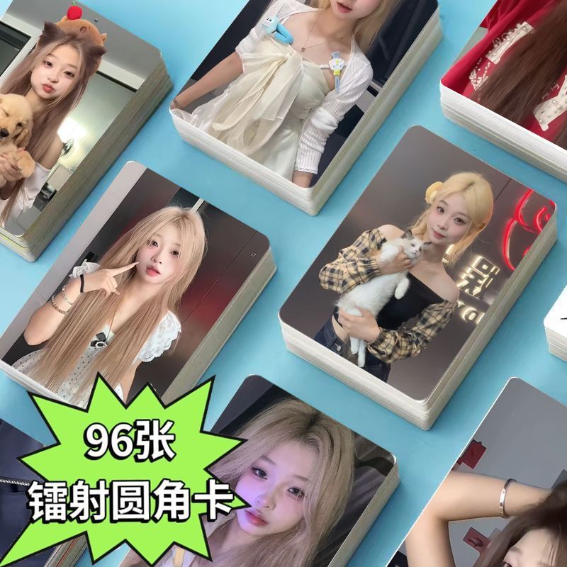 Stock Hot Buy Xinxin Photocard Laser Tay Nhanh Blogger Thẻ LOMO Giá Trị Cao Bưu Thiếp Hai Mặt Hàng H
