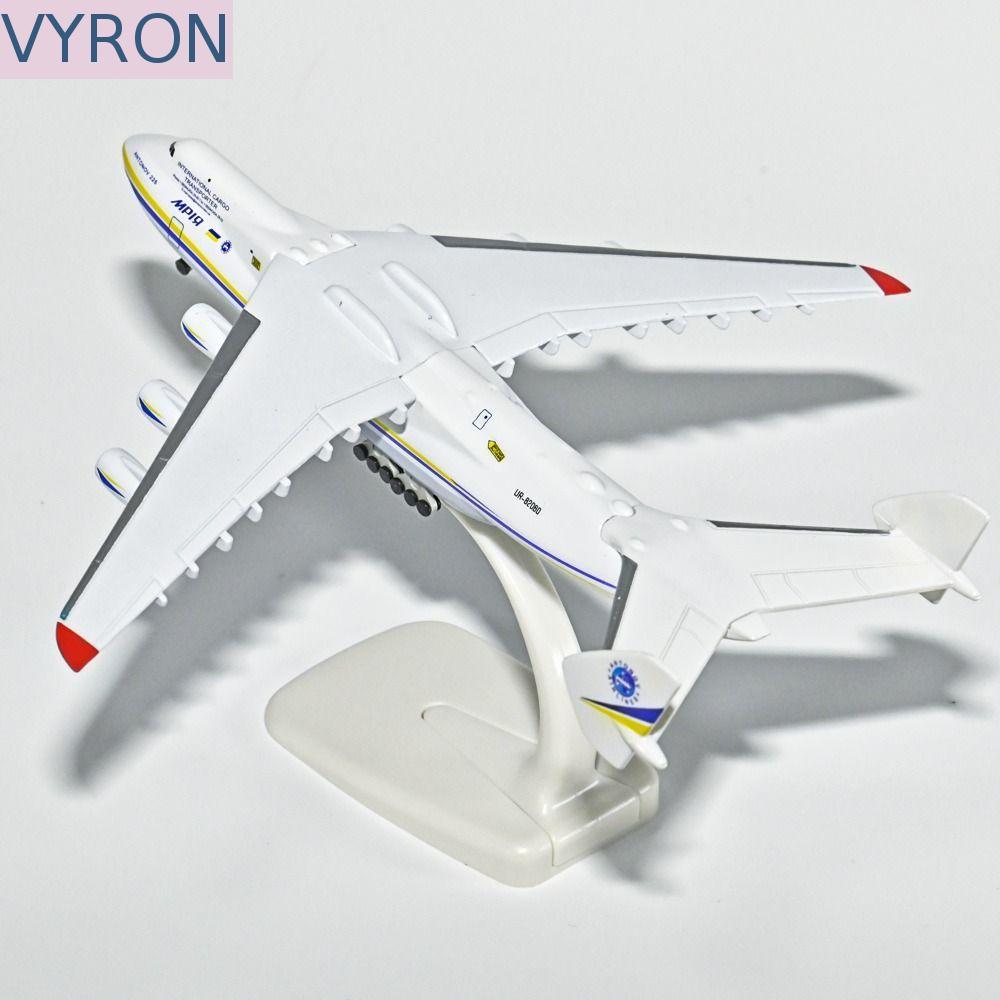 Máy bay mô hình VYRON AN225, Hợp kim kim kim loại Diecast Antonov an-225, Trang trí Mriya 20CM Mô hì