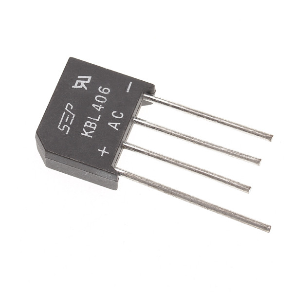 Bộ 5 KBL406 KBL-406 Cầu Chỉnh Lưu Điện Áp Ngược Đỉnh 800V 4A @ Ta = 50