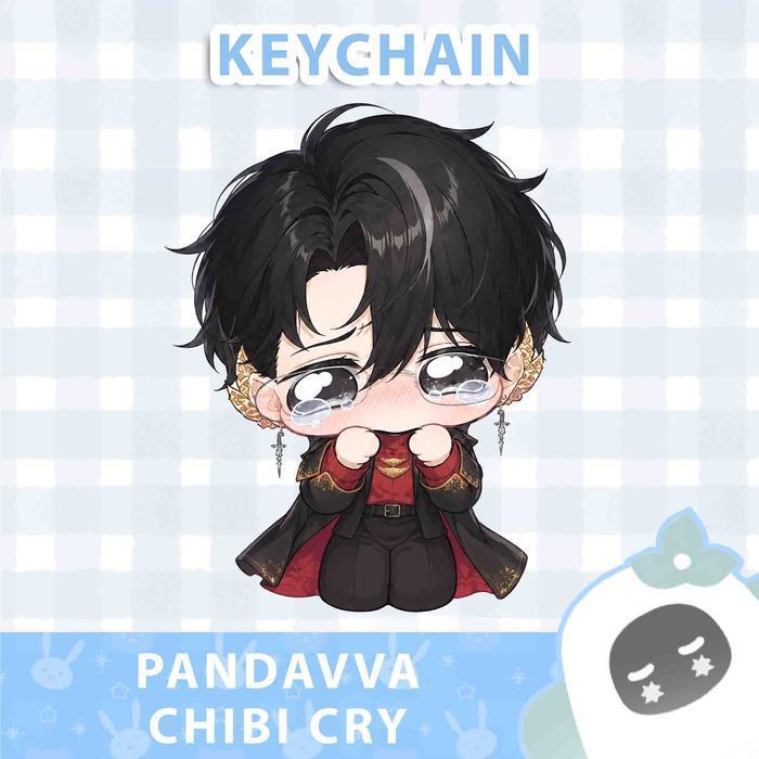Ganci / Gantungan Kunci Akrilik PANDAVVA VTUBER CHIBI CRY - BABY ARJUNA