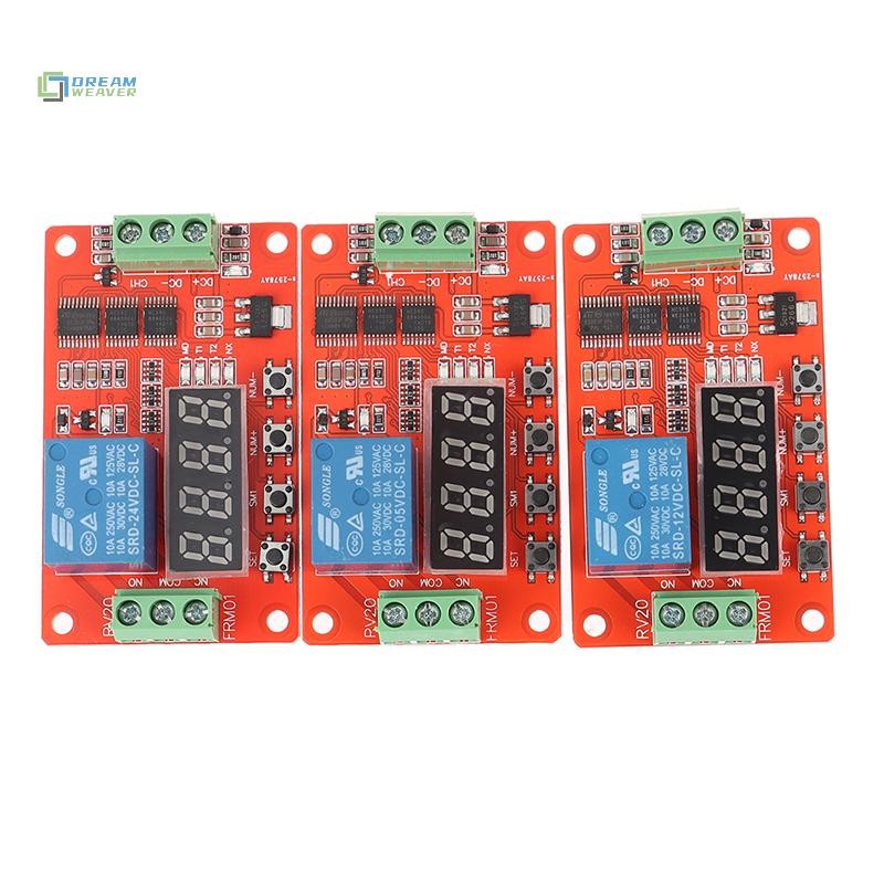 【 Dream Weaver 】 FRM01 DC 5 / 12 / 24V Mô-đun rơle đa chức năng 1 kênh Công tắc hẹn giờ trễ vòng mới