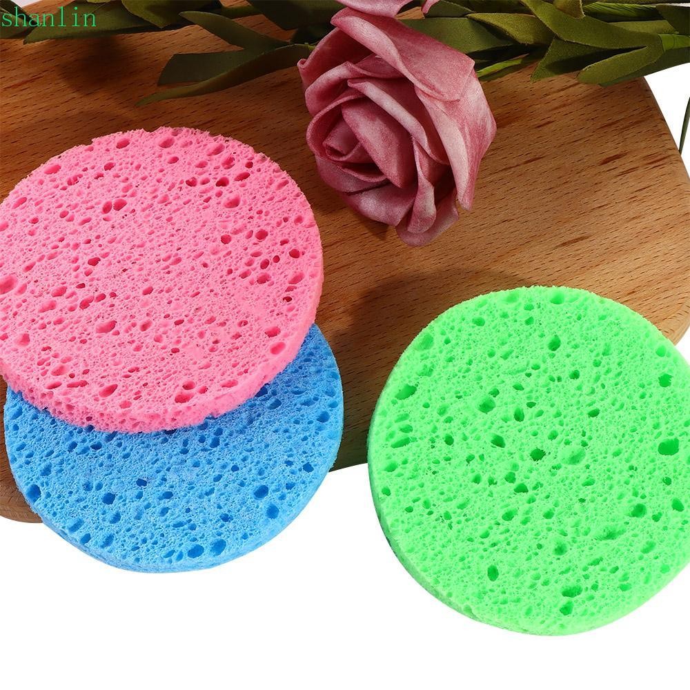 HANLIN Sponge Puff Facial Softwood Pulp Cotton Konjac Face Thick Beauty Cleaning Sponge