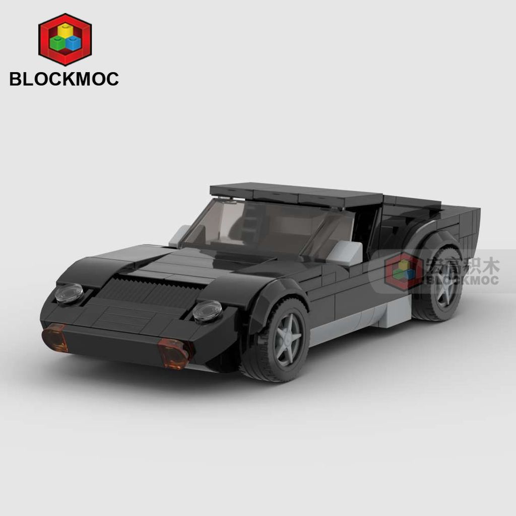 Moc Khối Xây Dựng Đồ Chơi Tương Thích Lego Retro Lamborghini Miura Lamborghini Miura Đua Xe Thể Thao