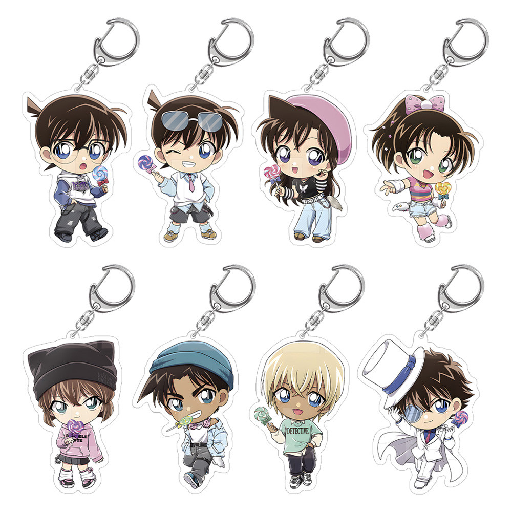 Detective Conan Shinichi Kudo Conan Edogawa Phantom Thief Kid Kazuha Toyama Ai Haibara Lollipop Chib