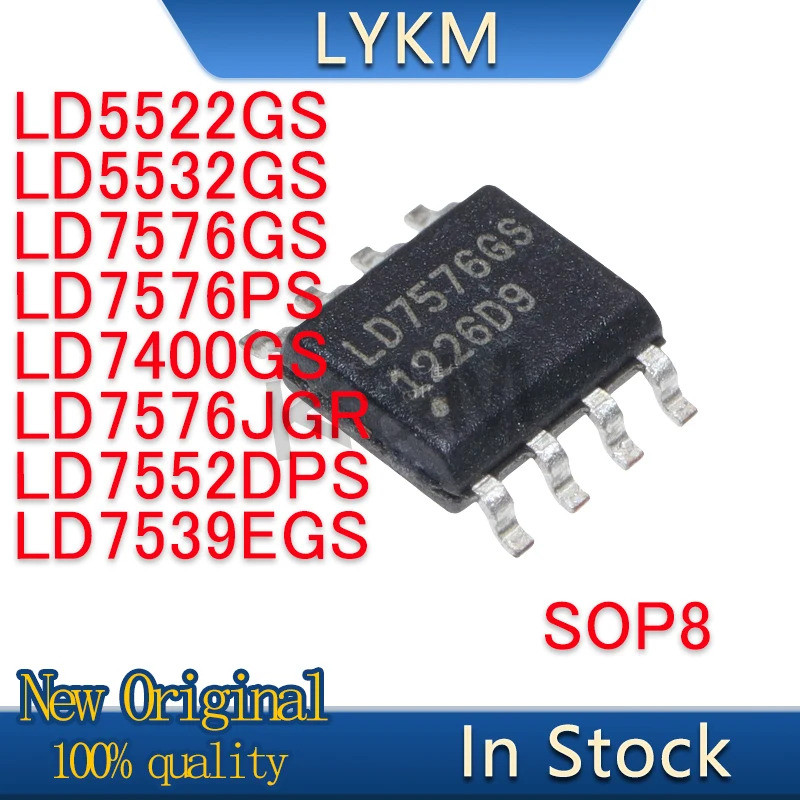 5 / CHIẾC Mới Chính Hãng LD5522GS LD5532GS LD7576GS LD7400GS LD7576JGR LD7552DPS LD7539EGS chip nguồ