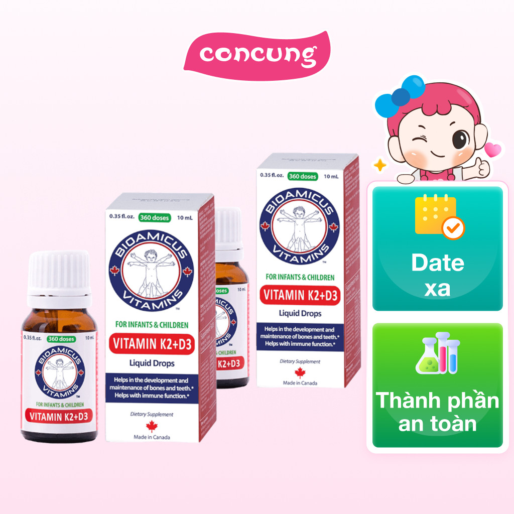 Combo 2 Bioamicus Vitamin K2D3