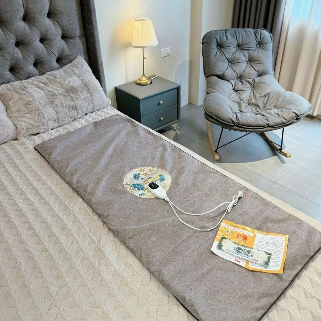 Thảm ngải cứu điện, Đệm sưởi Đông Y giúp giãn cơ thể, giảm đau nhức