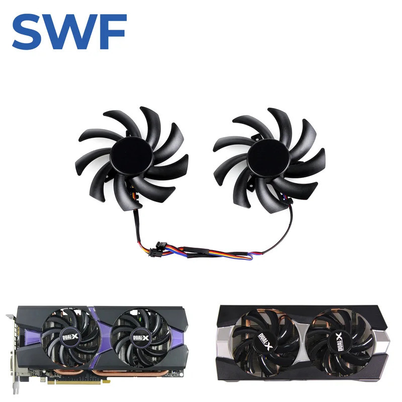 Quạt Làm Mát i-FDC10H12S9-C Cho Sapphire HD6850 HD6970 HD7770 2G HD7950 HD7970 XFX R9 270 280 X Quạt