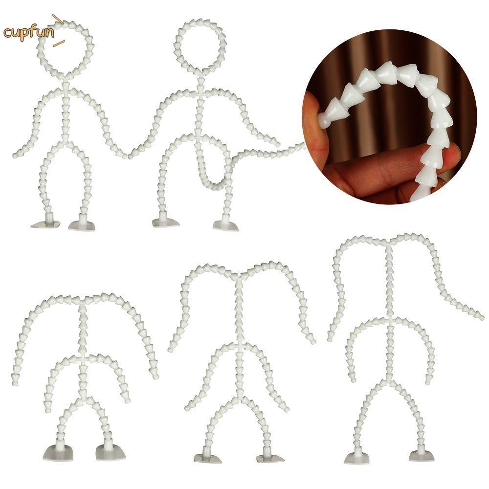 CUPFUN Búp Bê Khớp Xương Thỏ Sáng Tạo Gấu Có Thể Uốn Cong Khớp Phụ Kiện Búp Bê