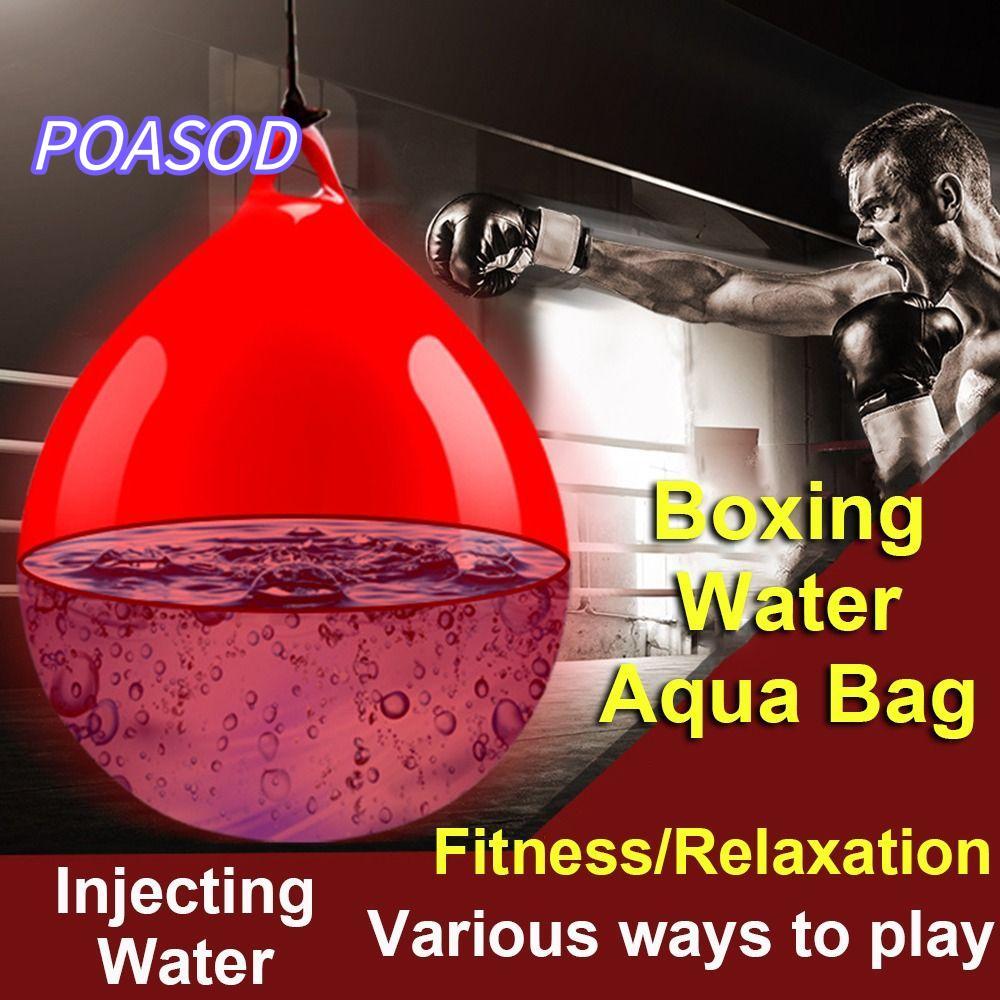 MAYSHOW Boxing Water Aqua Bag, Boxing Practice Heavy Duty Aqua Punching Bag, Thời trang PVC treo dây