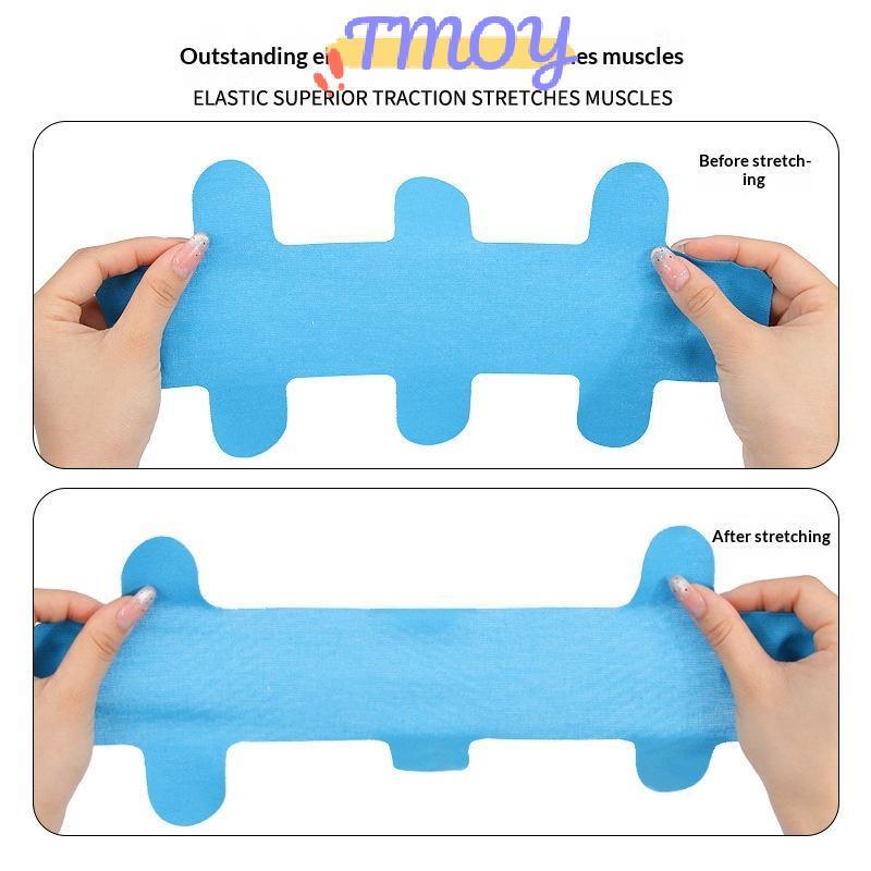 TMOY Athletic Precut Tape 10 Cái Mắt Cá Chân Achilles Tendon Thoáng Khí Co Giãn Quấn Cho Vật Lý Trị 
