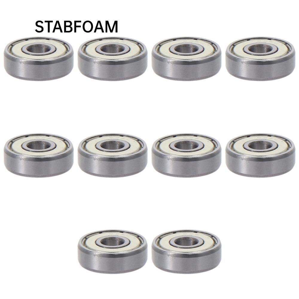 STABFOAM 10 Vòng bi rãnh sâu, Vòng bi kín đôi 626ZZ 6mm x 19mm x 6mm, Thay thế bánh xe vòng bi thu n