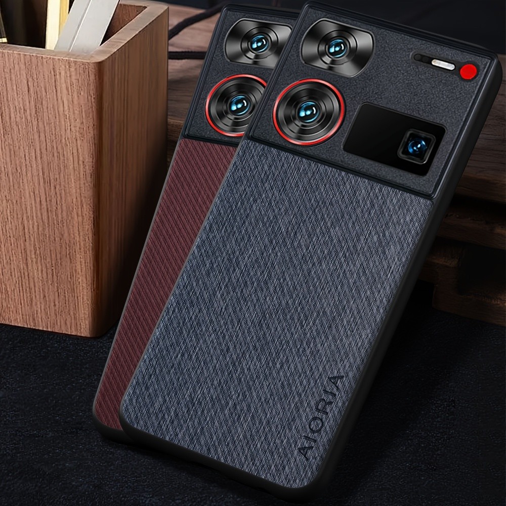 Ốp Điện Thoại: Ốp Lưng Cho ZTE Nubia Z70 Z60 Ultra Nubia Z60S Pro, Họa Tiết Twill Rửa Cổ Điển Da Tổn