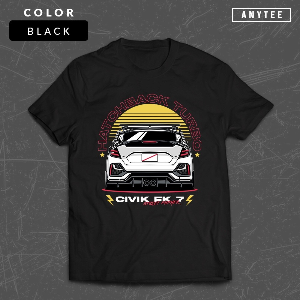 Áo thun ô tô đua ô tô Honda Civic Vtec Fk 7 Jdm (có sẵn)