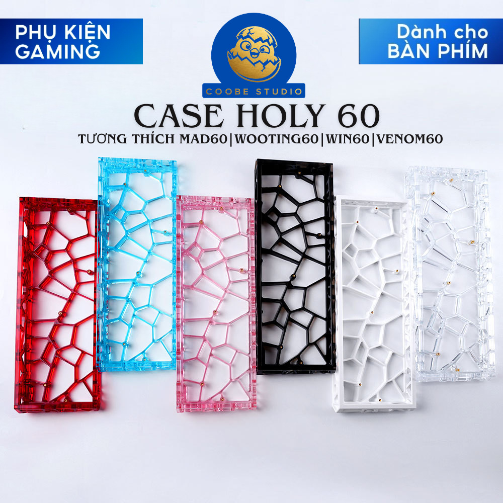 [Ship nhanh] Case holy 60 Phím (60%) -  phù hợp layout 60 - Mad60 - Wooting 60 HE - Win60 - CooBeSto