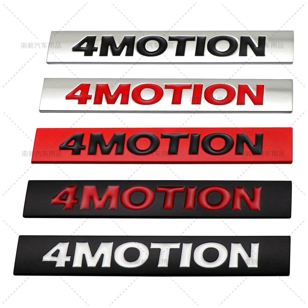 4MOTION Huy Hiệu Cho Volkswagen VW Tiguan Tiguan L 3D Kim Loại Phía Sau Thân Xe Biểu Tượng 4WD Xe Sử