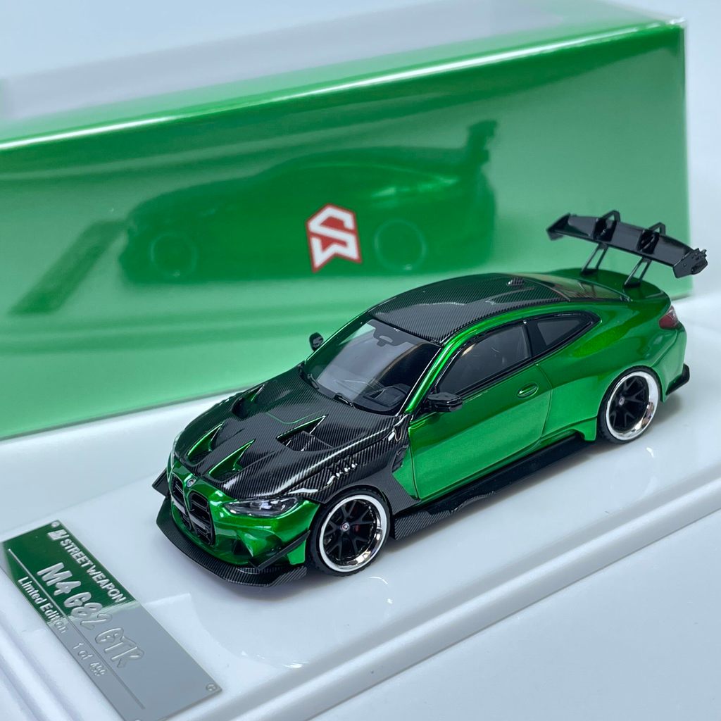 M4 G82 GTR ADRO BODY KIL Hợp Kim Mô Phỏng Cao Cấp Mô Hình Xe Đồ Trang Trí 1: 64