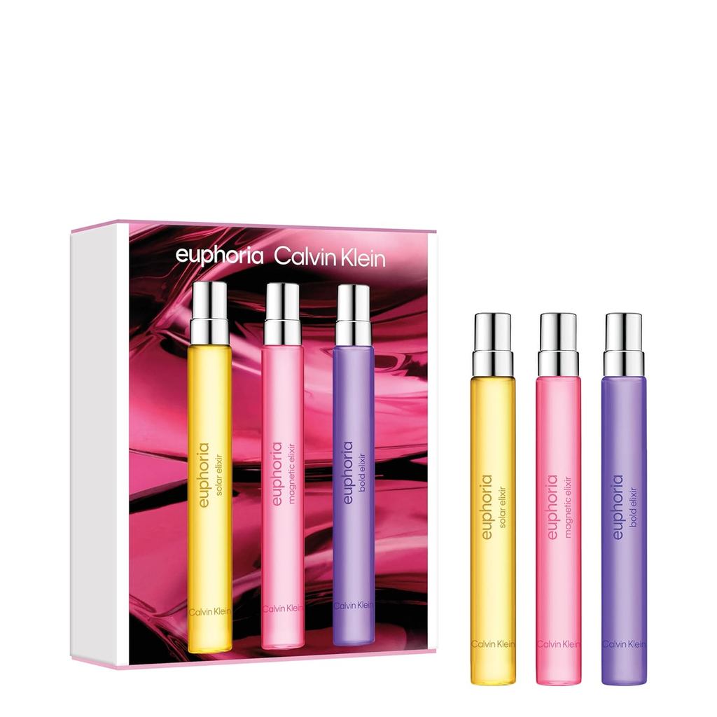 Bộ quà tặng Bộ ba Calvin Klein Euphoria Elixir Eau de Parfum của Rosalia – Nước hoa nữ – Bao gồm đậm