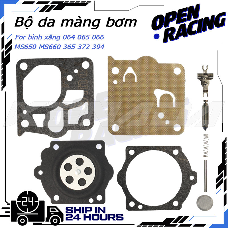 Bộ sửa bình xăng con Màng bơm chế hòa khí Máy cưa 064 065 066 MS650 MS660 365 372 394