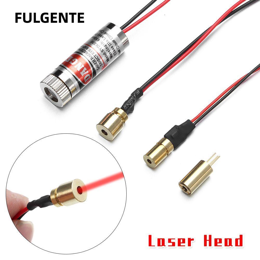 FULLGENTE Point / Line Laser Đầu Diode công nghiệp 650nm 5mW Đầu mô-đun Laser