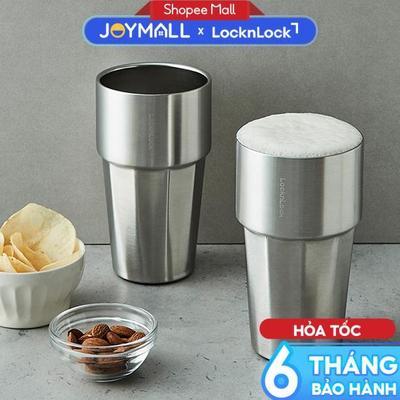 Combo 2 Ly Giữ Nhiệt LocknLock LHC4275S01, One Can Beer Tumbler 600ml , Thép Không Gỉ SUS304, Hàng Chính Hãng - Joymall