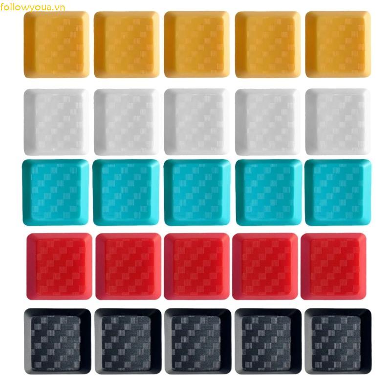 Fol 5 Chiếc Sợi Carbon Keycaps Cấu Hình Thấp Cho Bàn Phím G915 G813 DIY Tốt Nhất Cho Game Thủ