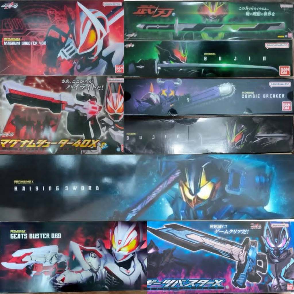 PDX Geat Bujin Magnum Shooter 40X - tổng hợp Weapon đồ chơi hiệp sĩ mặt nạ cáo Kamen Rider