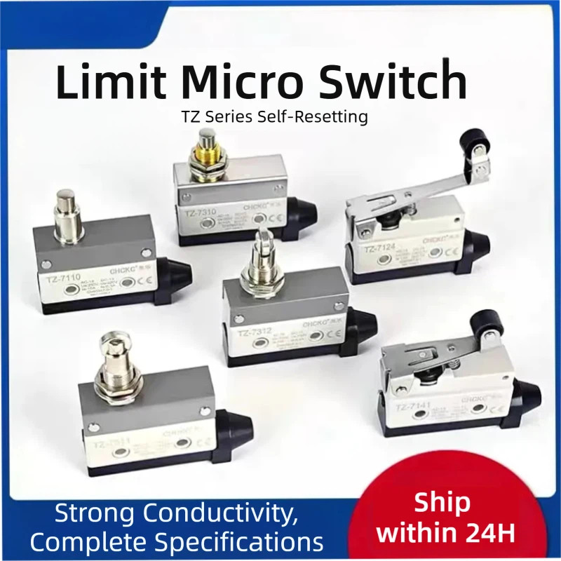 Giới hạn Micro Switch TZ AZ-73117141 7144 7124 7312 7310 7121 Công tắc đột quỵ 7121