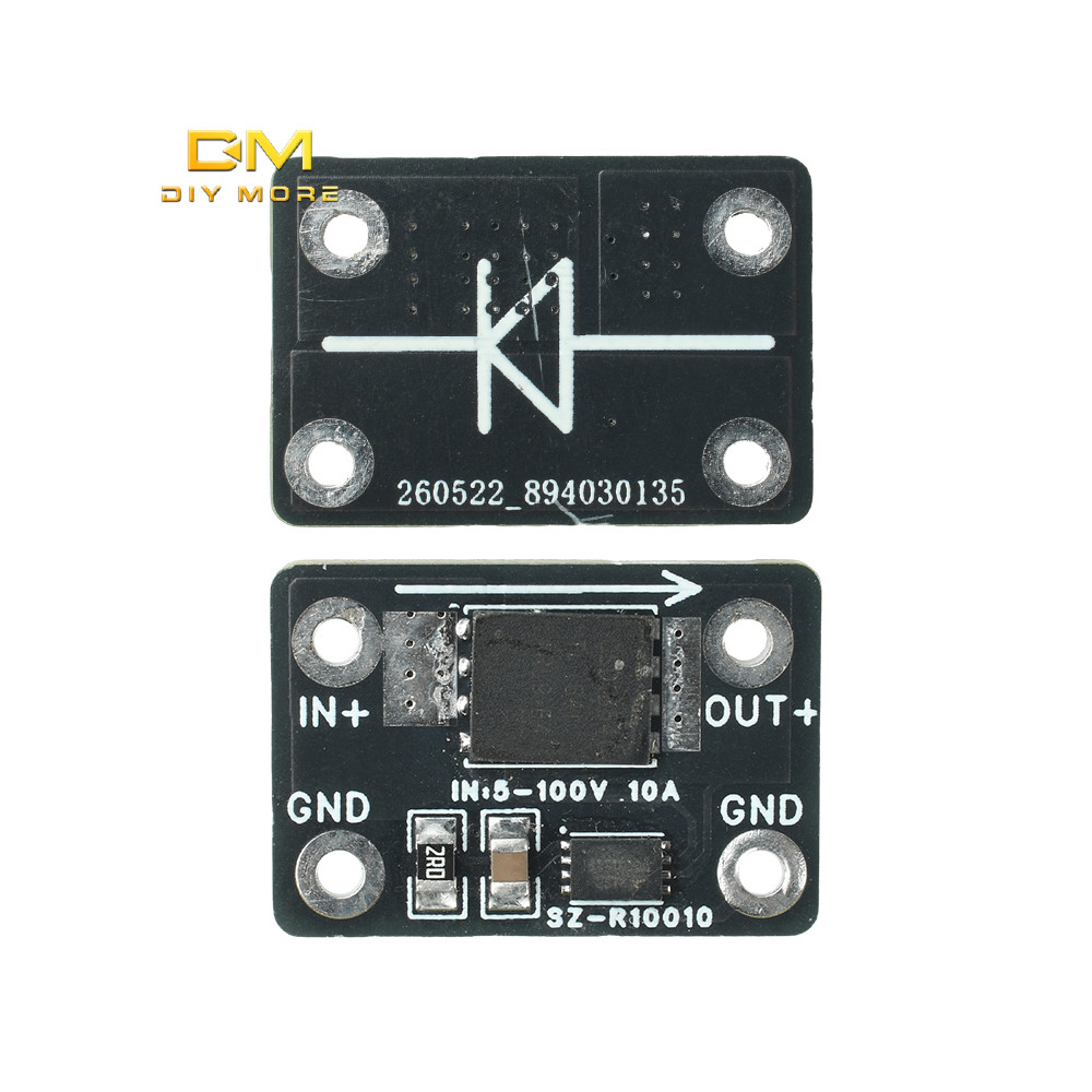 Mô-đun diode dòng điện cao DIYMORE Ideal (25A / 30A), phạm vi điện áp rộng (DC 5 – 100V), bảo vệ ngu