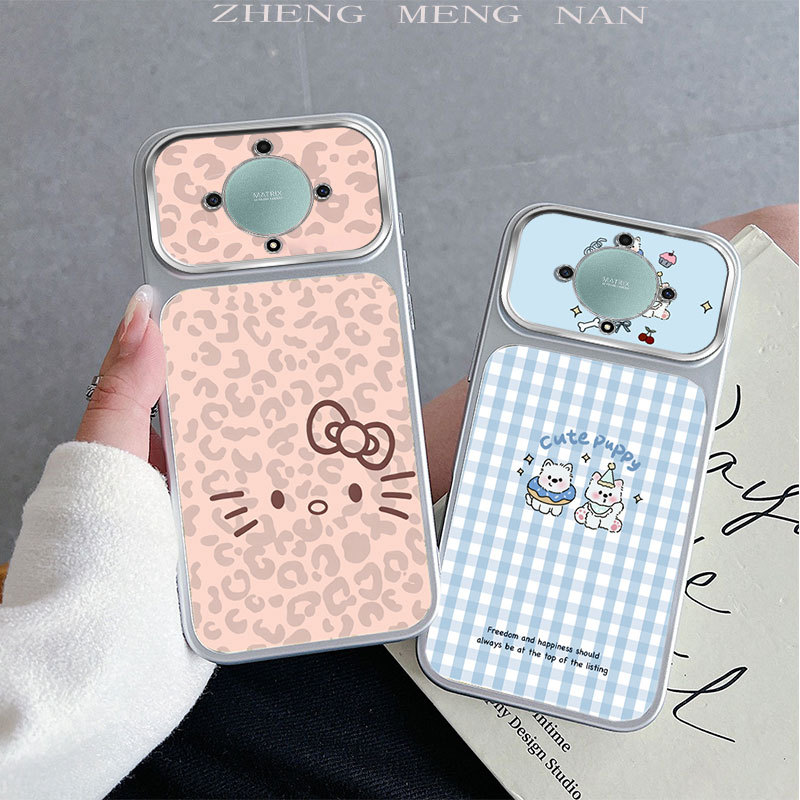 Thích hợp cho Honor X9A Honor X9B Honor X9C Honor X9 Honor X9C Smart New 3D in họa tiết màu bạc mờ 0