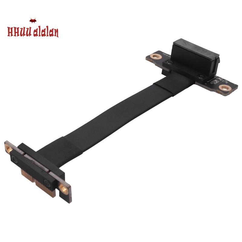 Cáp nâng PCIE X1 Dual 90 độ Góc phải PCIe 3.0 X1 sang X1 Cáp nối dài 8Gbps PCI Express 1X Riser Card