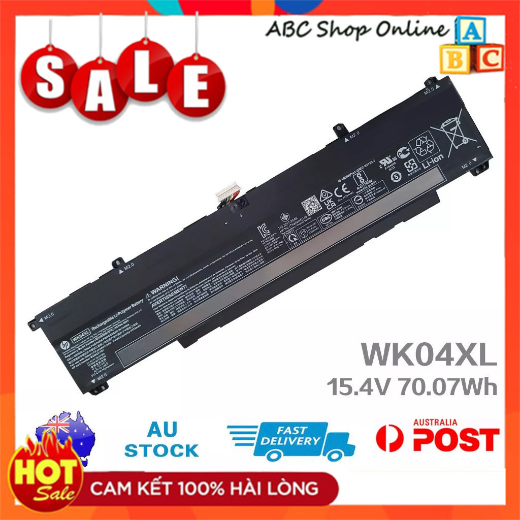 Pin HP WK04XL M39179-005 HSTNN-IB9V For HP VICTUS 16-D 16-E Series New