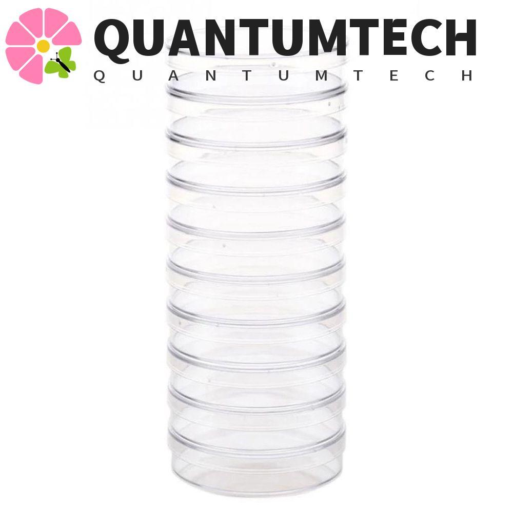 Đĩa Petri QUANTUMTECH Đồ dùng giáo dục sinh học 55x15mm 90x15mm Nhựa trong suốt Đĩa Petri trong suốt
